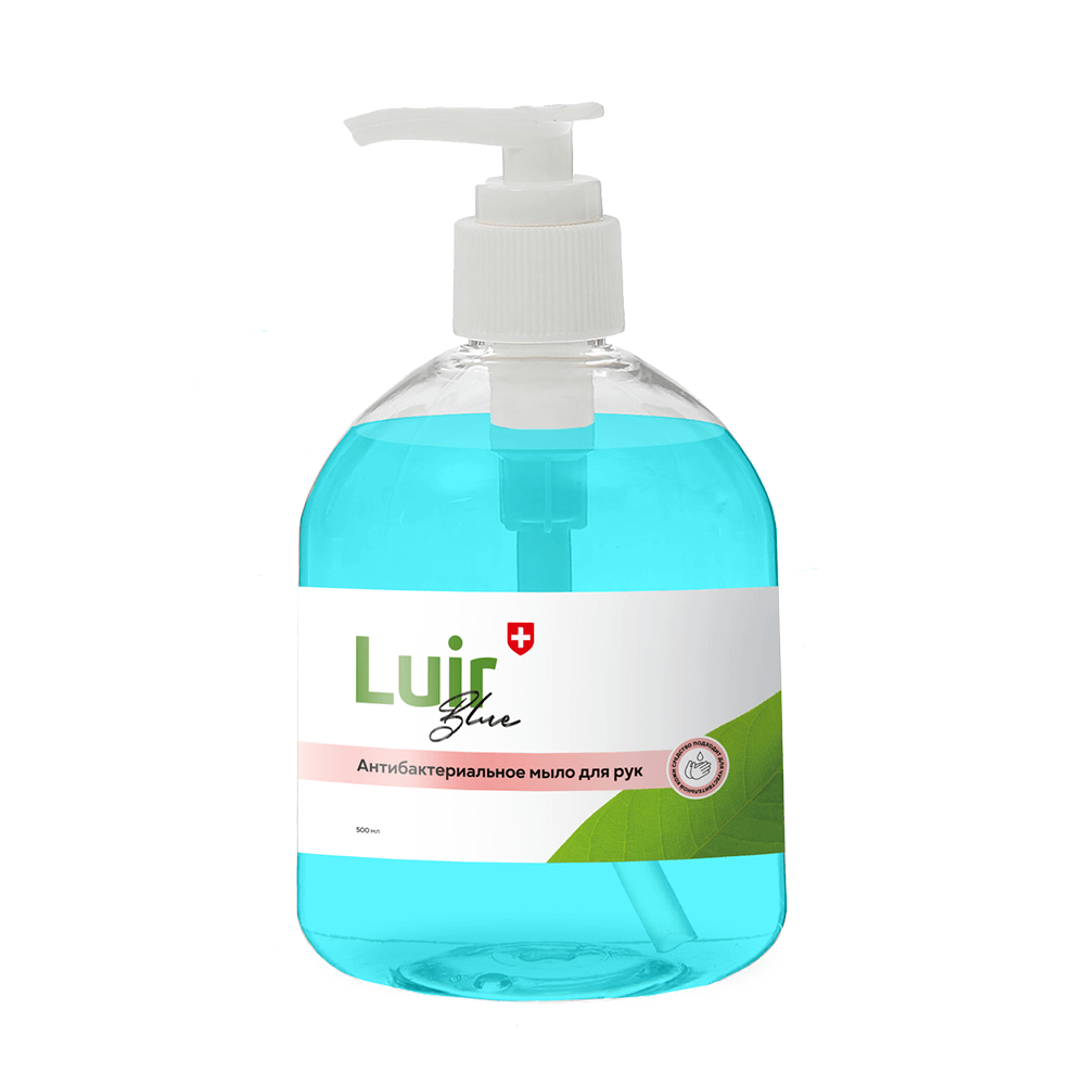 Luir Blue Мыло жидкое с антибактериальным эффектом, 0,5 л