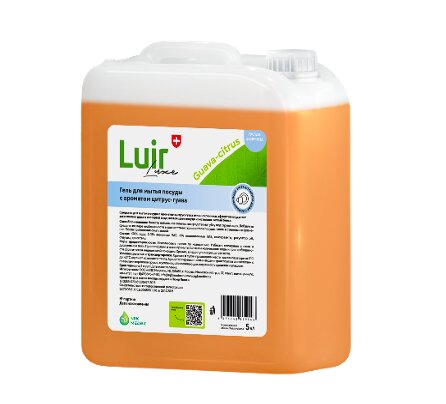 Luir Luxe Средство для мытья посуды с ароматом цитрус-гуава, 5 л