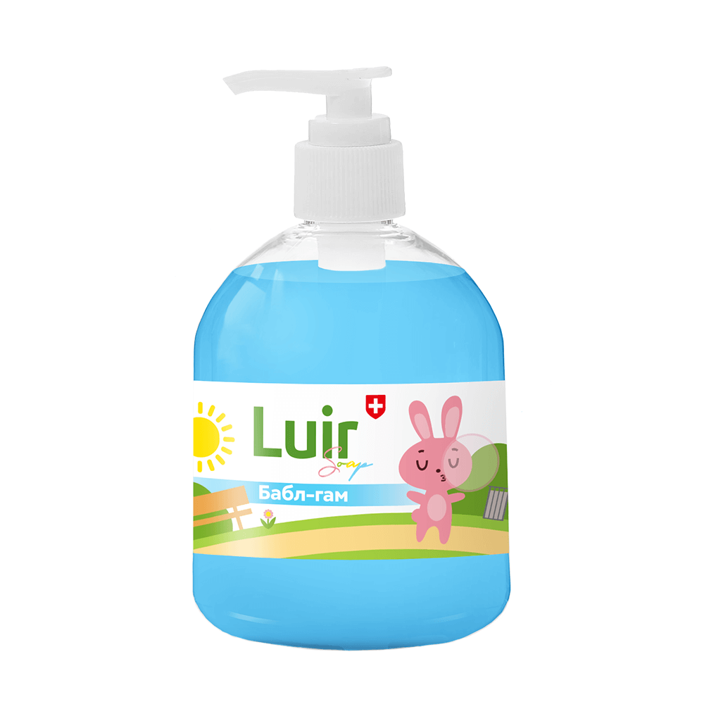 Luir Soap Мыло детское с ароматом бабл-гам, 0,5 л