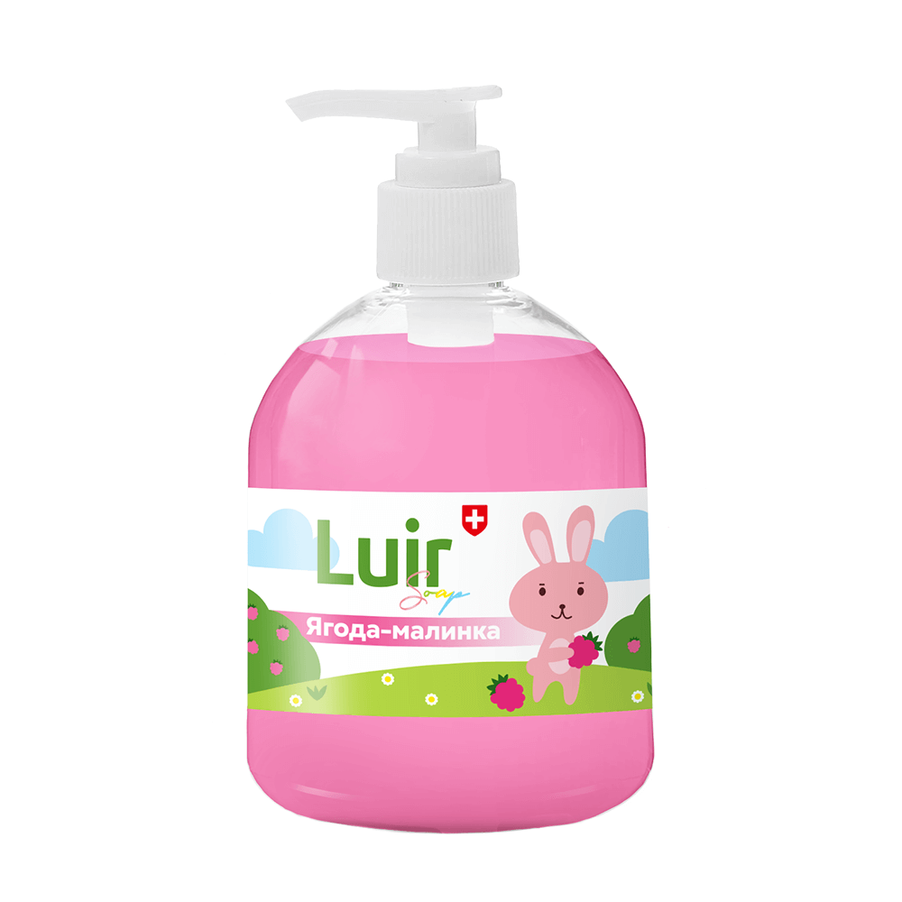 Luir Soap Мыло детское с ароматом малина, 0,5 л