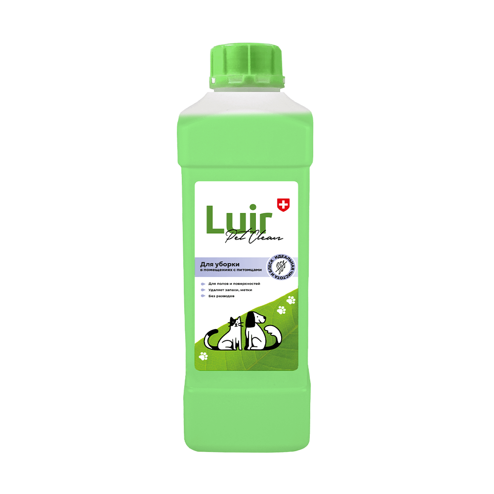 Luir Pet Clean Средство для уборки поверхностей в домах с животными, 1 л
